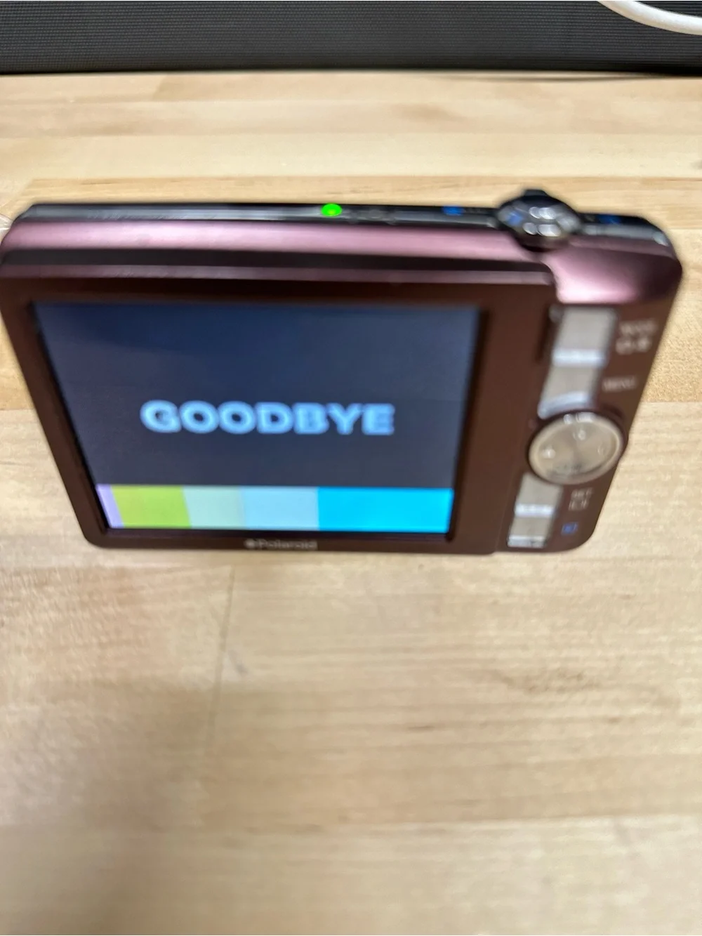 Polaroid T831 Compact Digital Camera - Burgundy